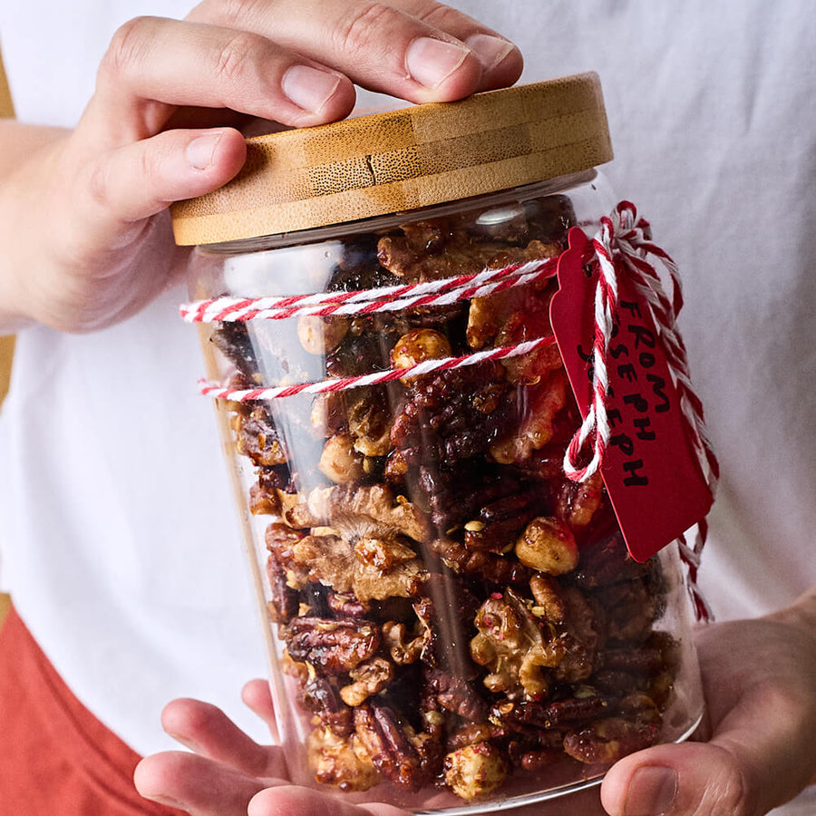 Sweet and salty spiced nuts 