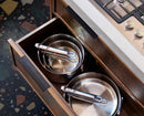 Space Steel Folding Handle 28cm Saute Pan &amp; Lid