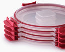 Nest™ Lock 8-Piece Red Container Set