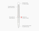 GrillOut Stainless-Steel BBQ Tongs with Extending Handle