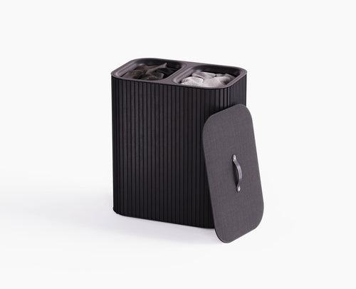 Tota Luxe 90L Black Laundry Separation Basket