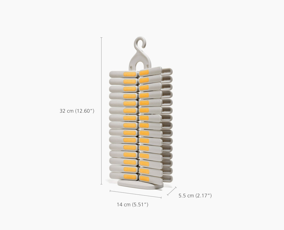 PegStore™ 30-Piece Clothes Peg Set With Storage Stand