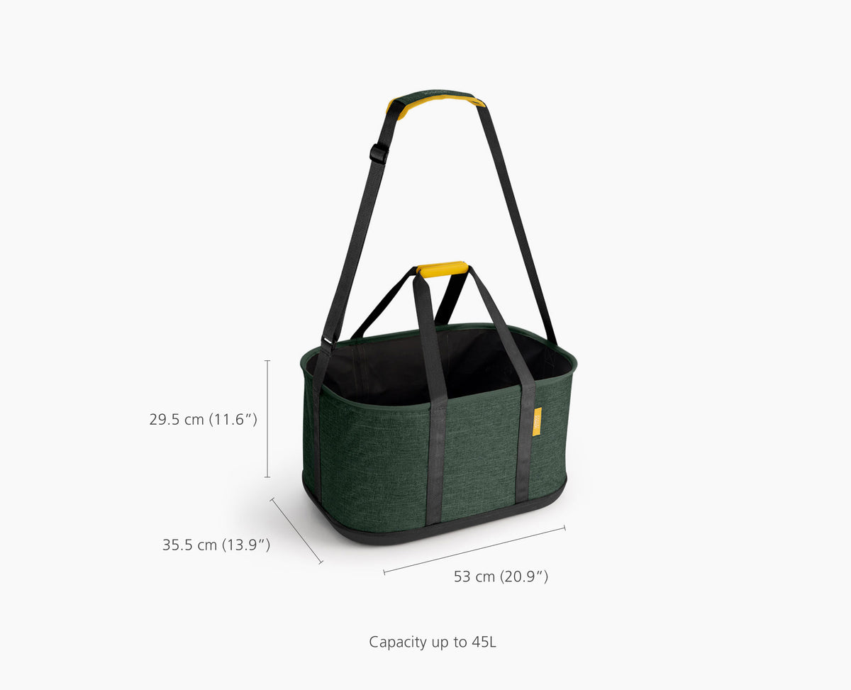 2-piece Hold-All 45L Outdoor Laundry Basket &amp; Peg Set