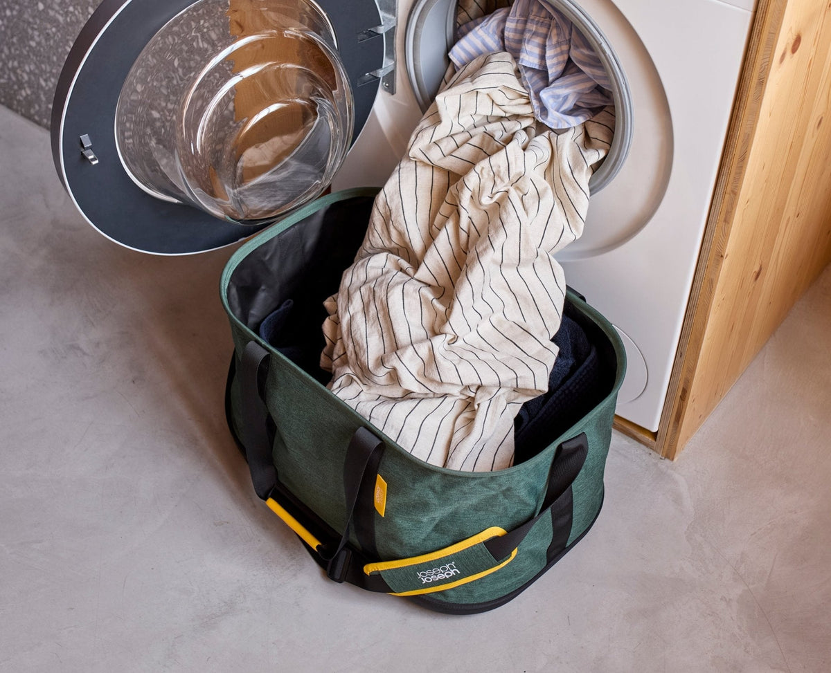 Hold-All™ Outdoor Green Collapsible 45L Laundry Basket