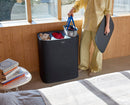 2-piece Black Tota Trio 90L &amp; Hold-All Laundry Basket Set