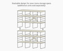 Level™ Plus Large Adjustable Shoe Rack - 55009 - Image 7