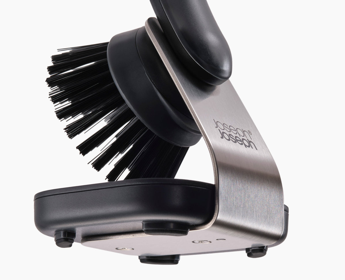 SinkTech™ Washing-Up Brush with Steel Stand &amp; Extra Heads