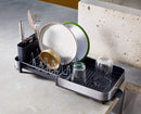 Extend™ Slim Steel Expandable Gray Dish Drainer