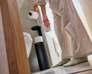 EasyStore™ Matt Black Concealed Toilet Paper Holder
