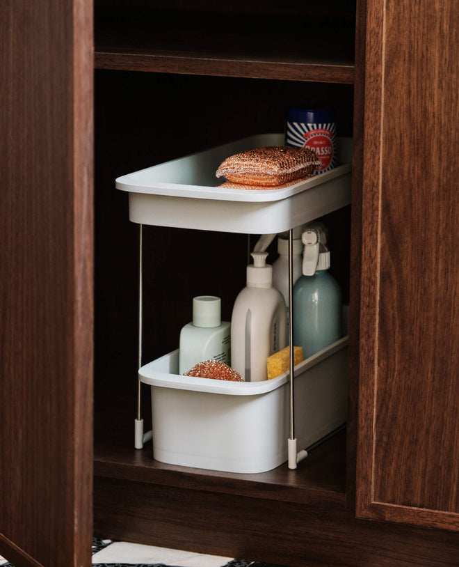 CupboardStore™ 2-Tier Easy-Access Storage Caddy