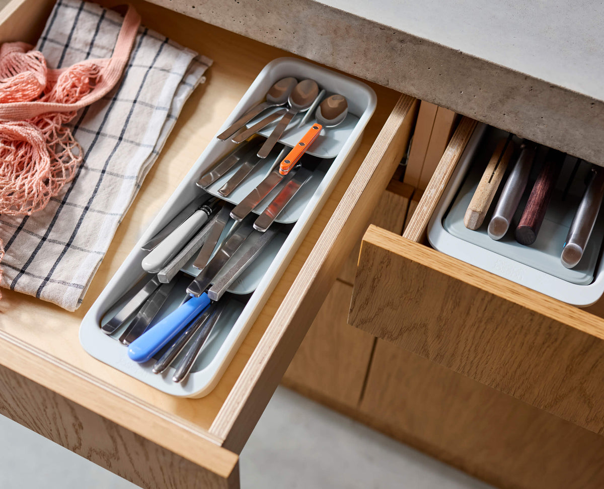 DrawerStore™ Compact Tiered Cutlery Organiser