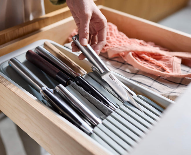DrawerStore™ 2-Tier Compact Knife Organiser