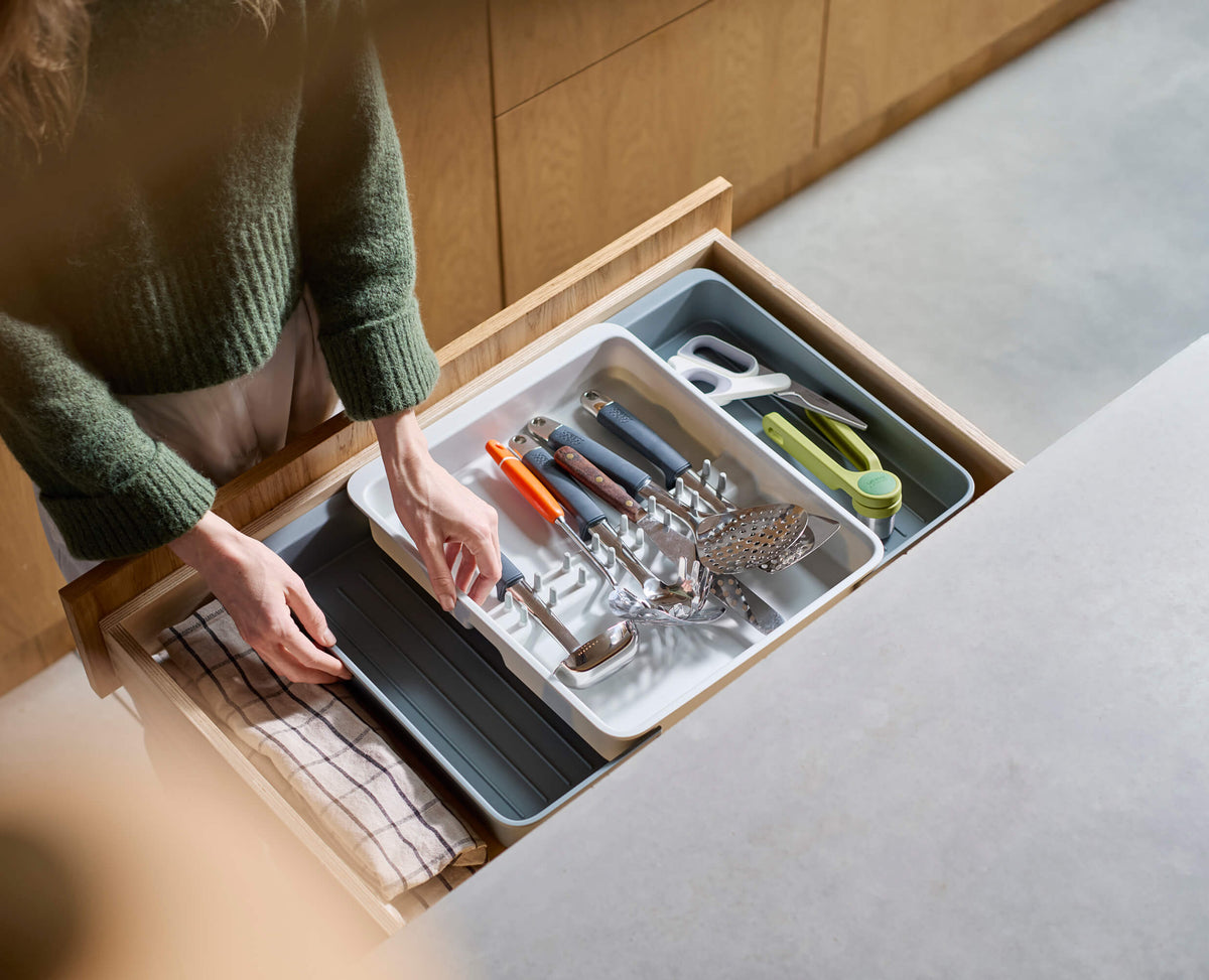 DrawerStore™ Expanding Utensil &amp; Gadget Organizer