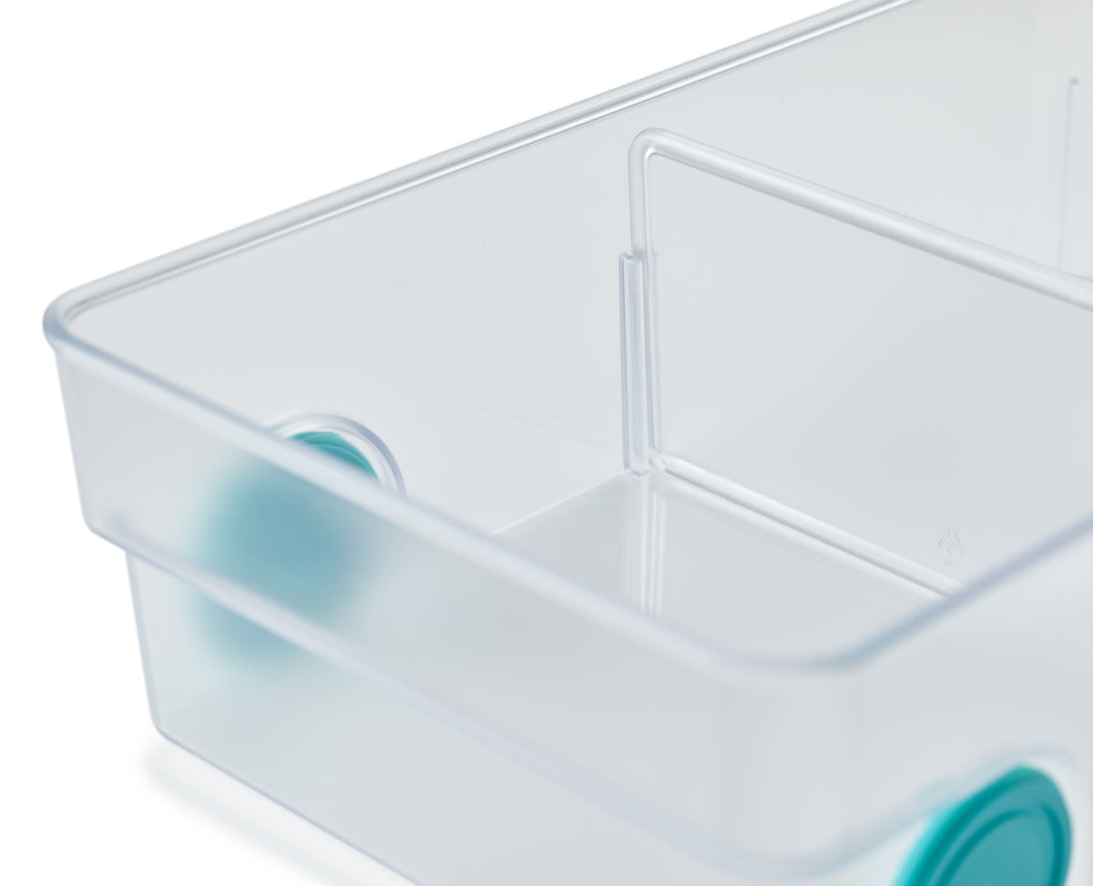 2-piece FridgeStore™ Clear Under-shelf Drawer &amp; Storage Bin Set