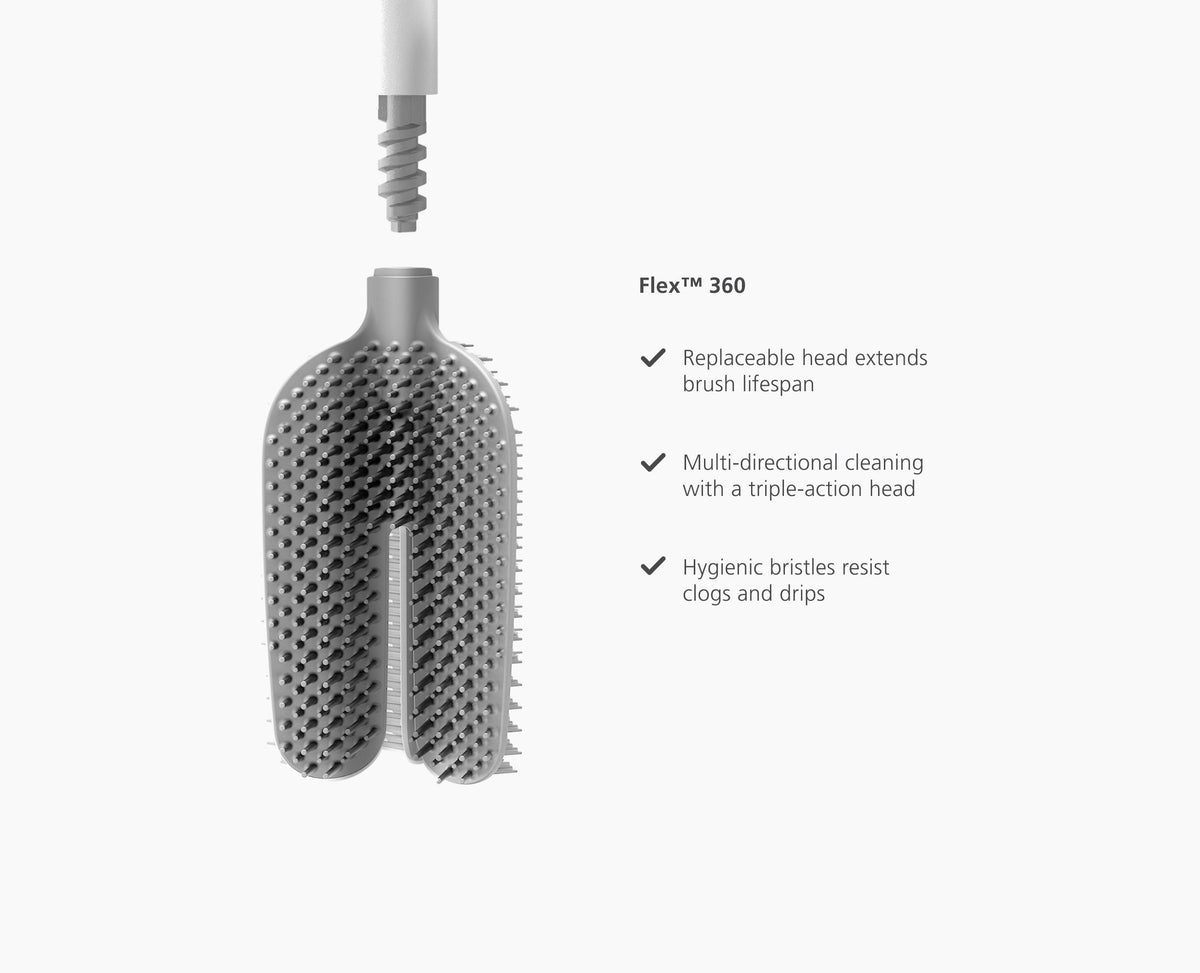 Flex™ 360 Gloss White Toilet Brush