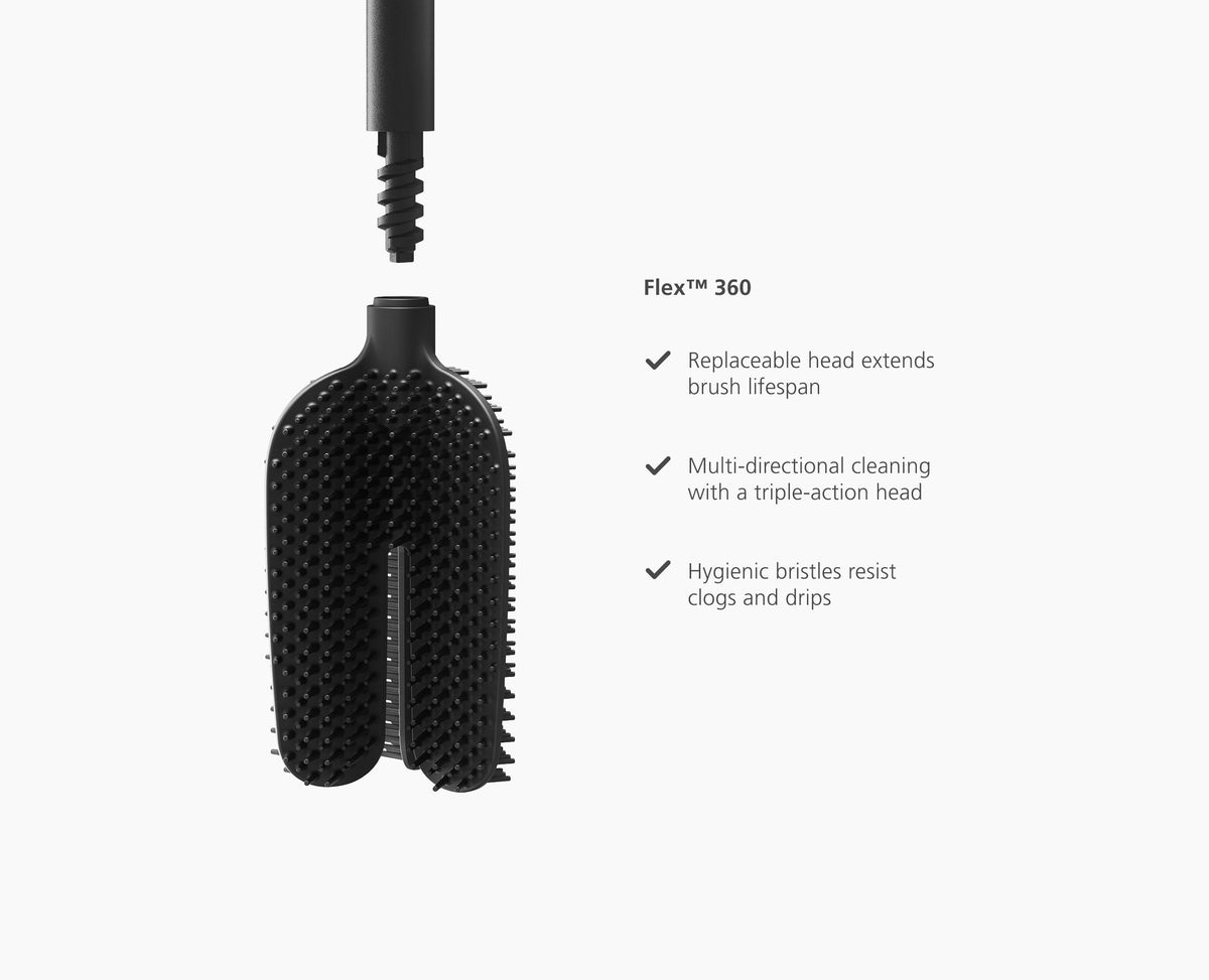 Flex™ 360 Lite Matt Black Toilet Brush