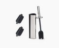 Flex™ 360 Luxe Toilet Brush with Stainless-steel Finish Starter Set