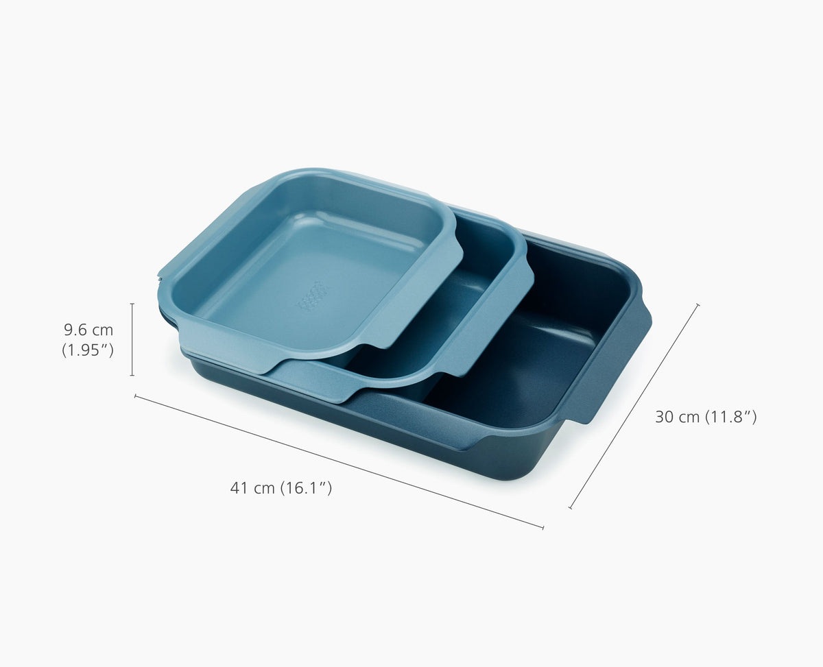 6-piece Nest Non-stick Baking Tray Set