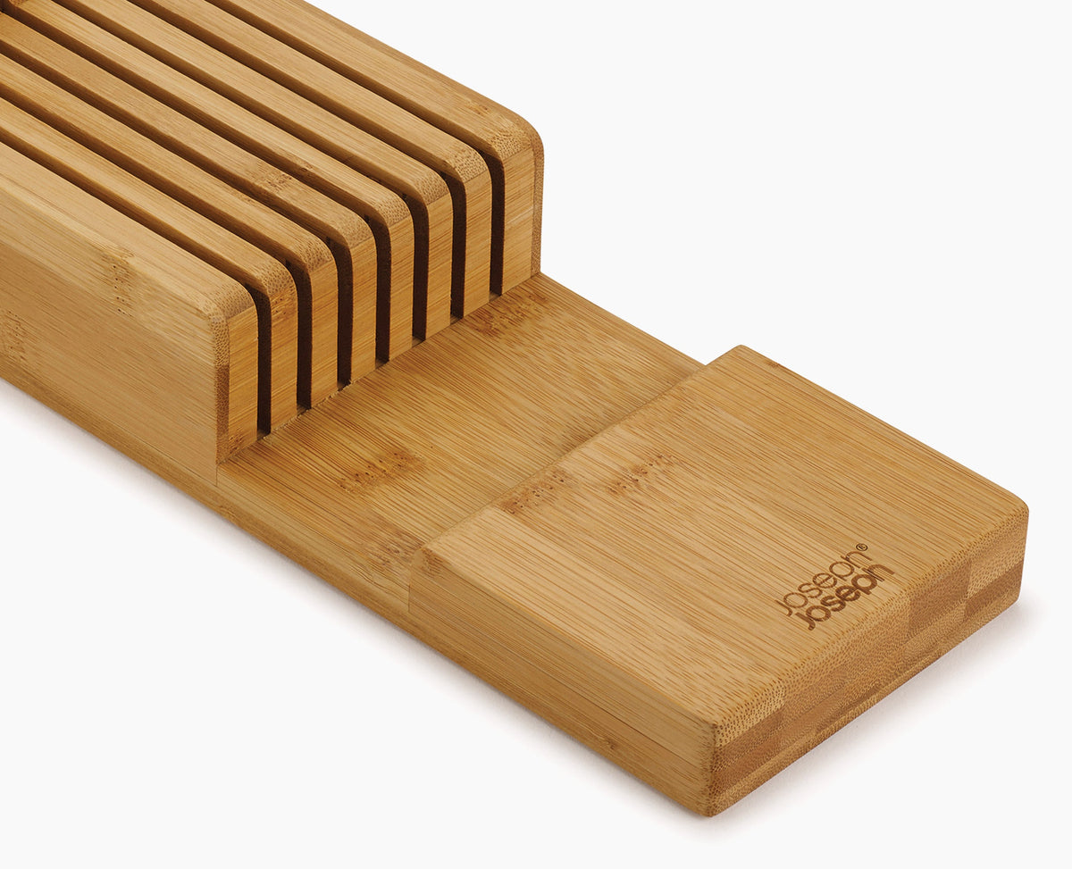 2-piece DrawerStore™ Bamboo Cutlery &amp; Knife Organiser Set
