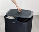 2-piece Black Tota 90L &amp; Hold-All Laundry Basket Set