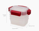 Nest™ Lock 8-Piece Red Container Set