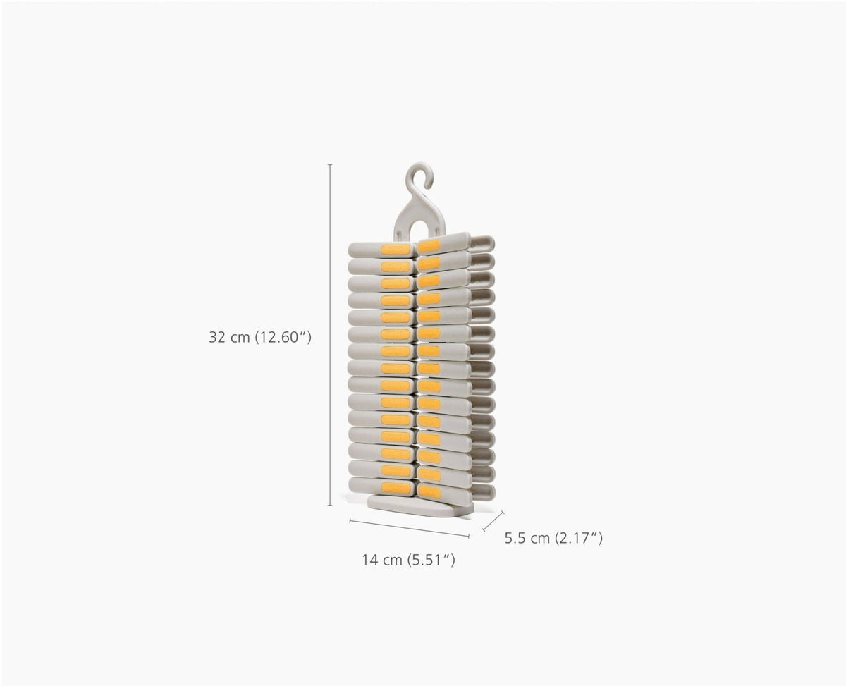 2-piece Hold-All 45L Outdoor Laundry Basket &amp; Peg Set