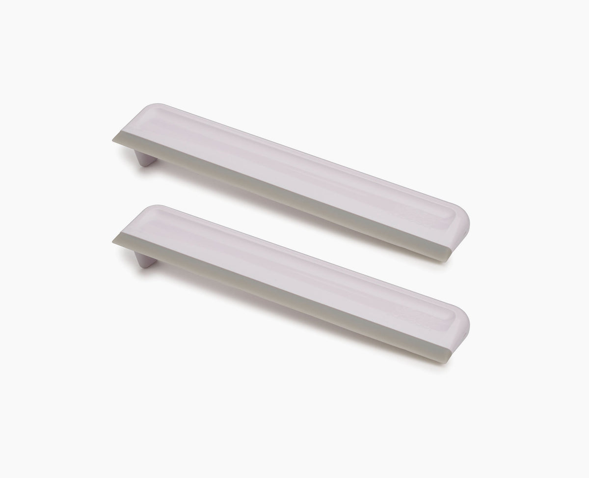 EasyStore™ Pack of 2 Light Gray Shower Squeegees