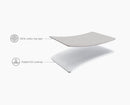 Pocket Max 110cm Folding Ecru Ironing Board