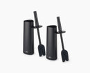 Flex™ 360 Pack of 2 Matt Black Toilet Brushes